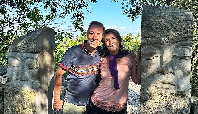 Eduard et Judith Van den Bogaert et les deux piliers de la sagesse